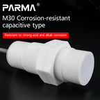 M30 Corrosion-Resistant Capacitive Proximity Switch, Non-Metallic Induction Switch Resistant to Strong Acids and Alkalis