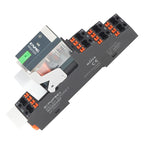 ENMG RXG Slim Power Relay 12A 24VDC/220VAC Coil, DIN Rail Mount Industrial Relay for PLC Control System