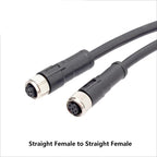 M8 3Pin 4Pin 5Pin 6Pin 8Pin Double Plug Male Female 5M PUR/PVC Cable Adapter  Waterproof Sensor Aviation Connector Power Charger