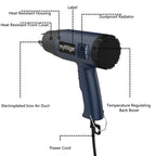2000W Hot Air Gun Professional Electric Adjustable Temperature-controlled Building Hair Dryer Soldering Tools Heat Gun for Car