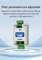 ModBus RTU Serial IO 1/2/4/6/8/10/12-Channel Analog Input Module RS485 CDSENET MA01-XHXX Rail Installation 8~28VDC Watchdog