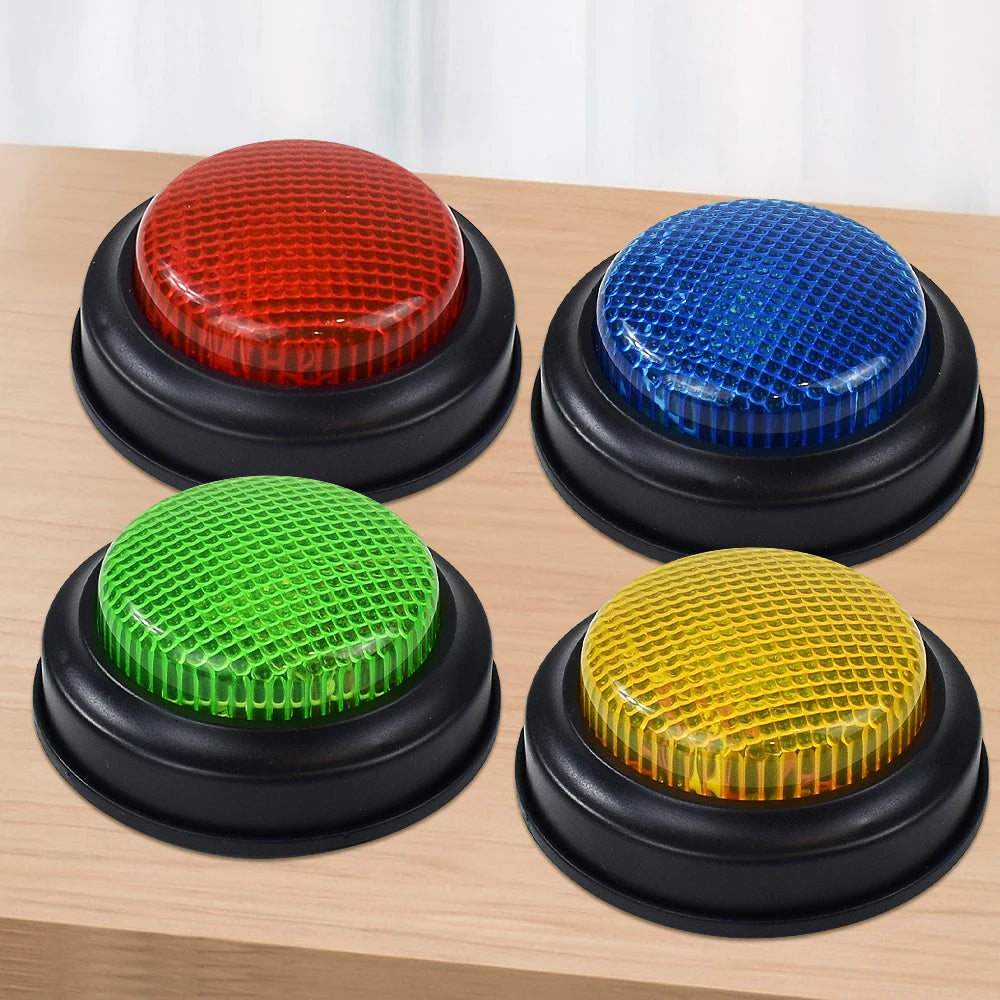 1/2/4/8-piece Buzzer Buttons Game, Answer Buzzers for Game Quick Desktop Quick Answer Games for Kids Classroom, Quizzes Party