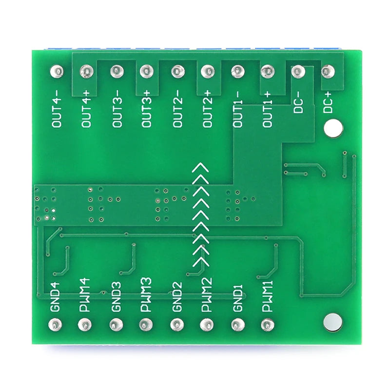 4 Way Mos Optocoupler Isolatie Module Pwm 3-20V 10A Foto-elektrische Isolator Houder Rail Plc Drive Motor Board