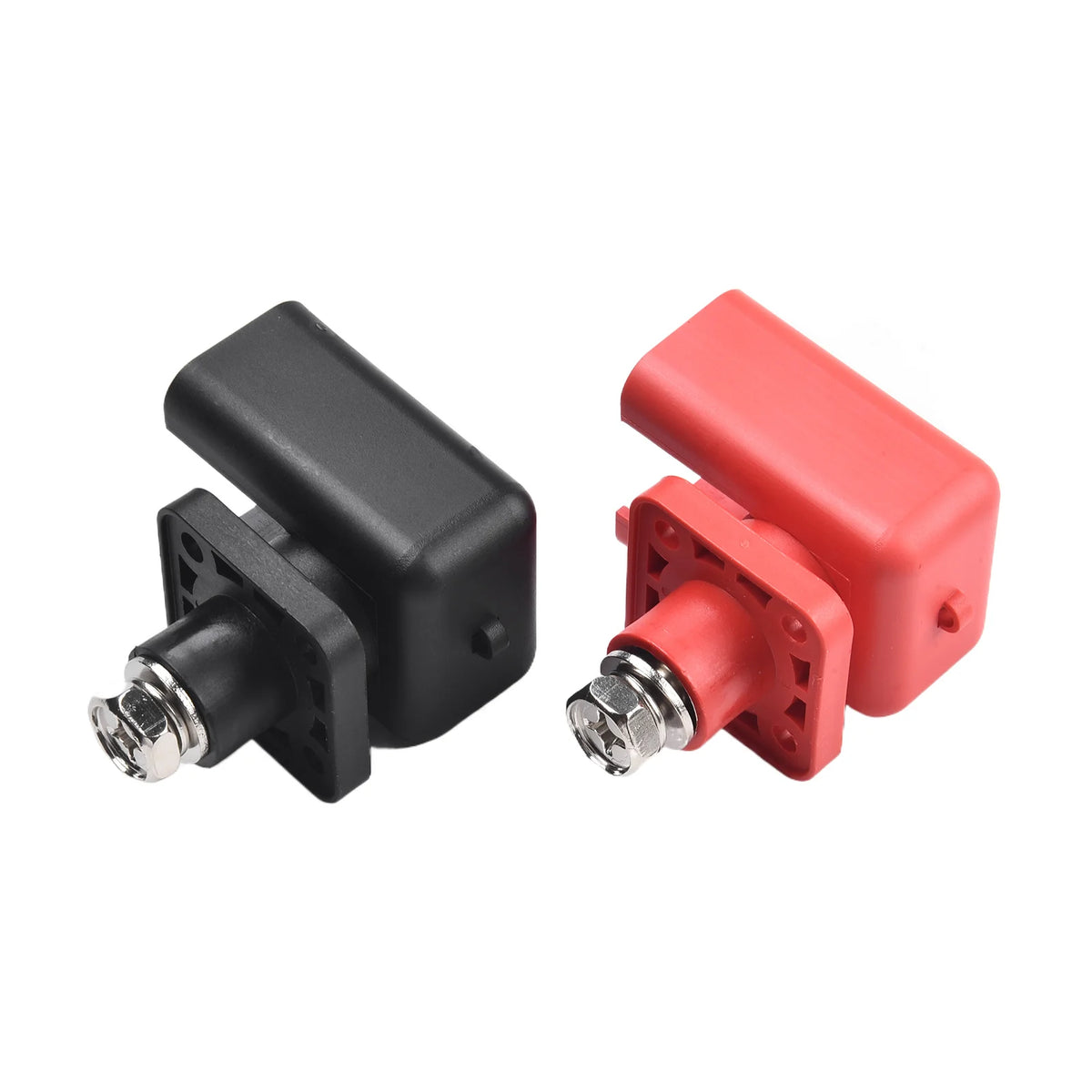 2pcs 200A Through Wall Type Lithium Battery Energy Storage Terminal High-Current Lithium Battery Copper Terminal Connectors