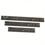 1/3pcs: Multifunctional B-Scale PCB Ruler with Units - Ideal for Engineers, Electronics Enthusiasts, and DIY Projects 15/20/25CM