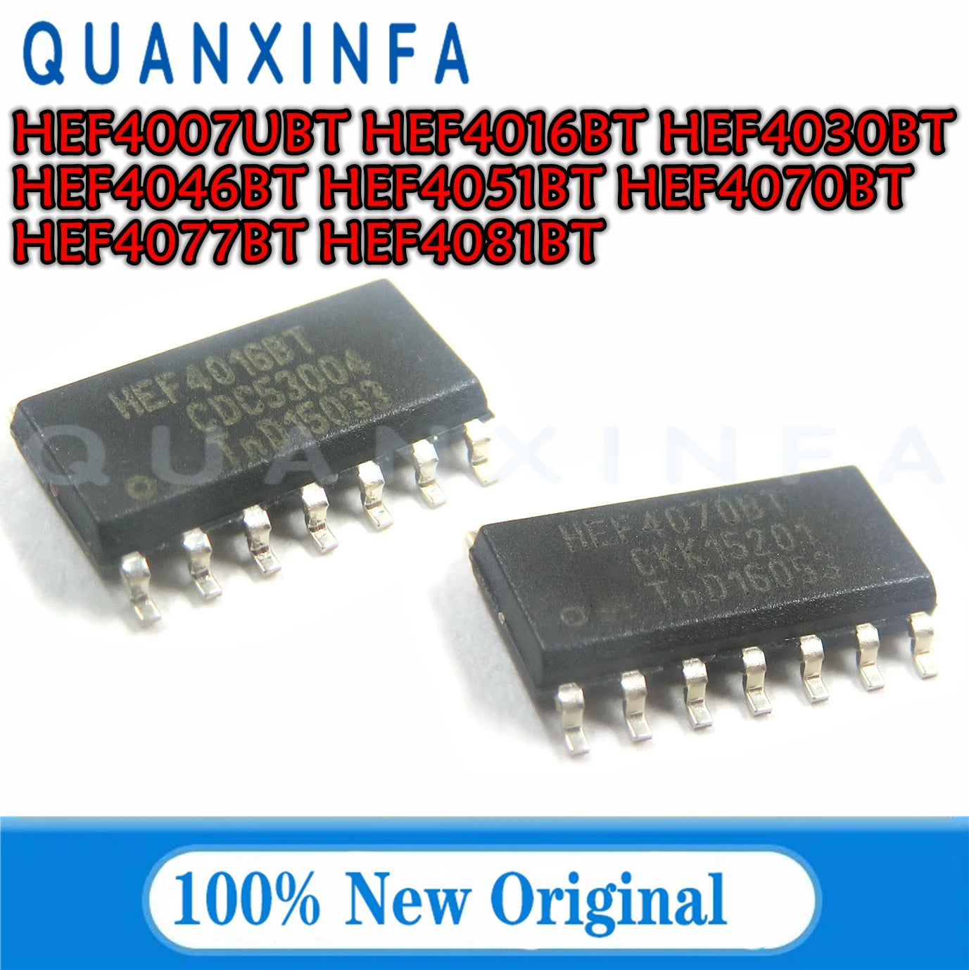 10PCS HEF4007UBT HEF4016BT HEF4030BT HEF4046BT HEF4051BT HEF4070BT HEF4077BT HEF4081BT logic chips