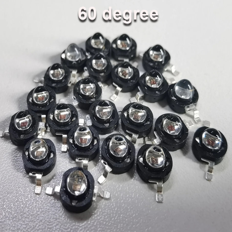 3W IR High Power led 3Watt 850nm 940nm 740nm 60 90 120 degree  Infrared LED IR Light Emitting Diode for Night Vision CCTV DIY