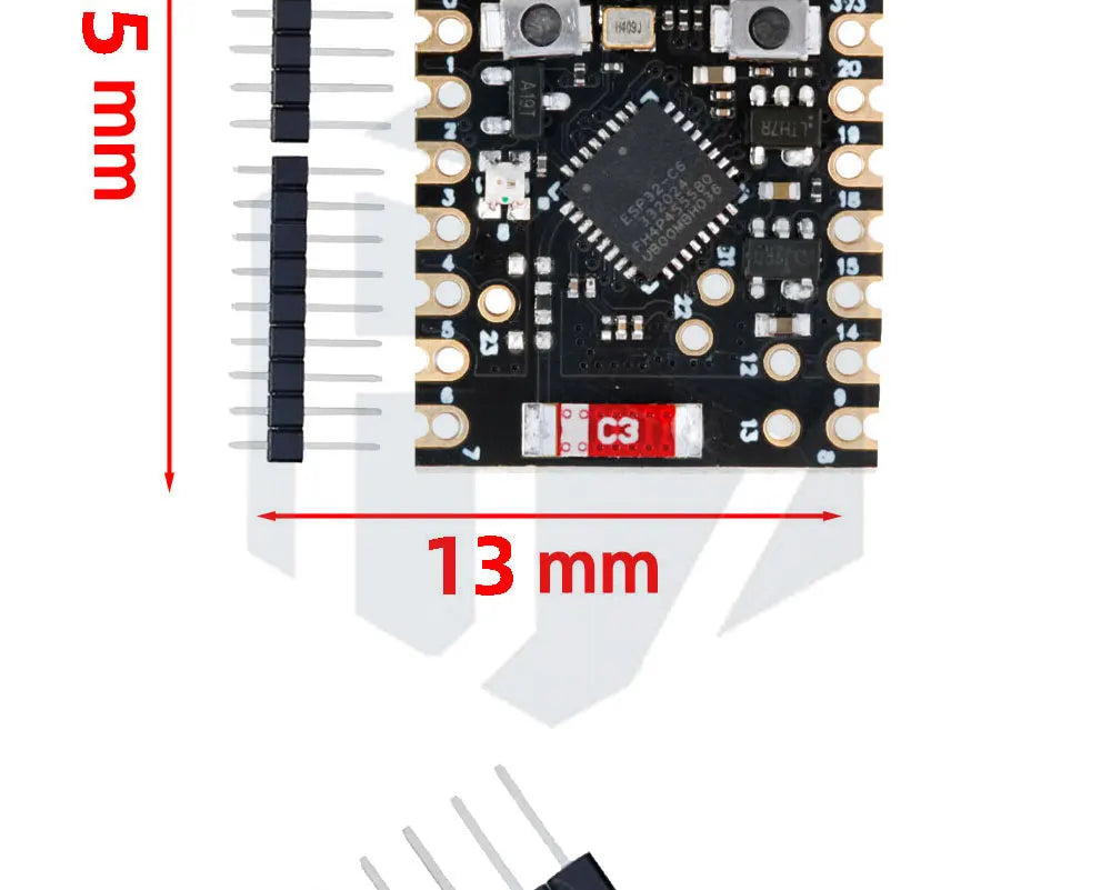ESP32-C6 SuperMini Development Board Microcontroller Programming Learning Controller Core Board