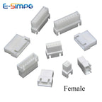 100pcs Xh2.54mm 2/3/4/5/6//7/8pin Terminals Plastic Shell Male /female Plug Housing Shell Connector