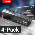 JEYI RAM Heatsink Cooler with Thermal Pads for DDR2 DDR3 DDR4 DDR5 - PC Memory Cooling Kit, Desktop Computer Heat Dissipation,
