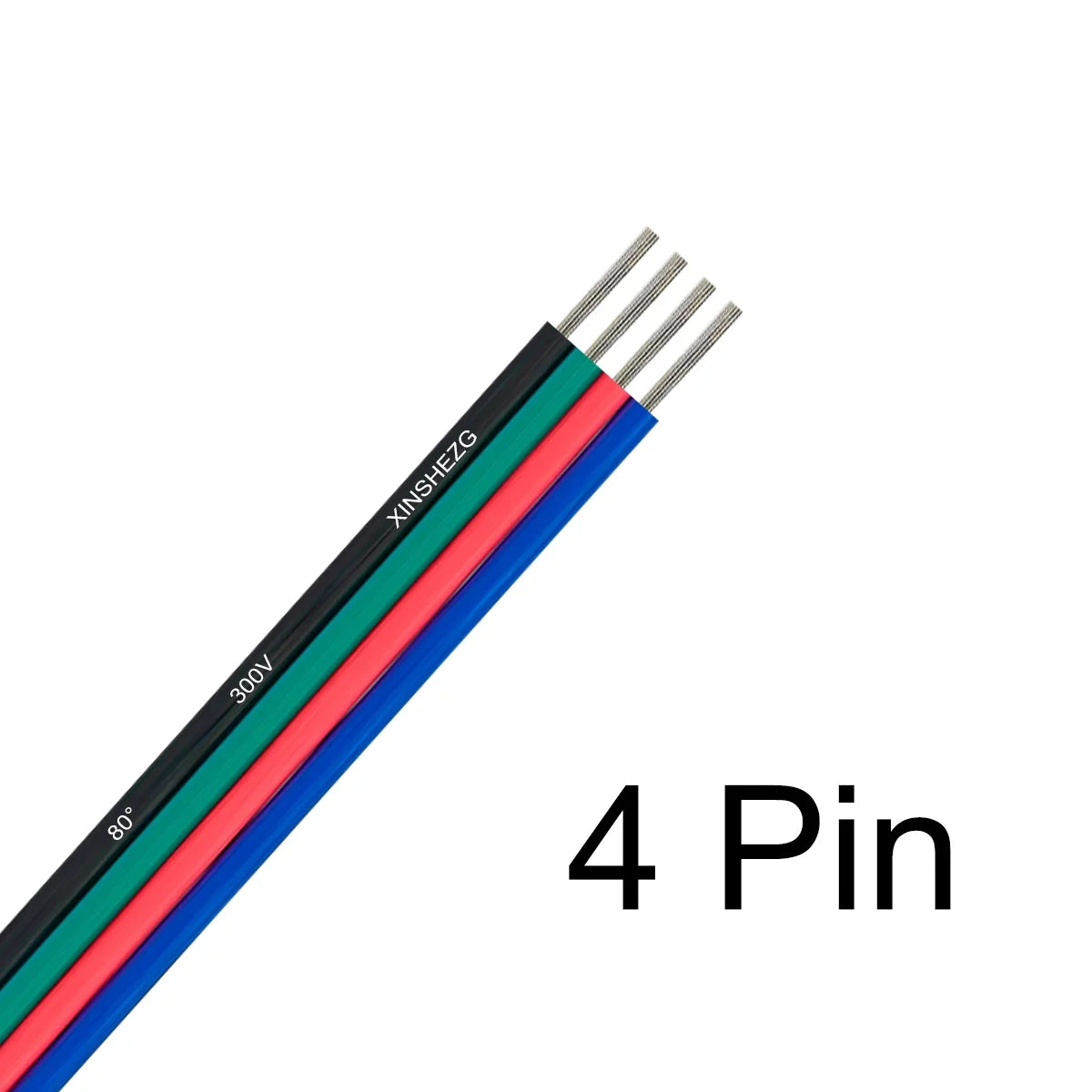 2/3/4/5/6pin LED Strip Extension Cable 22 20 18AWG LED Cable Electrical Wire For RGB RGBW WS2812B LED Strip Lights JST Connector