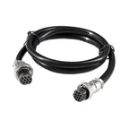 GX20 2 Side Female Plug Electrical Aviation Connector M20 2 3 4 5 6 7 8 9 10 12 14 15 Pin 1m 2m 3M Extension Cable customizable