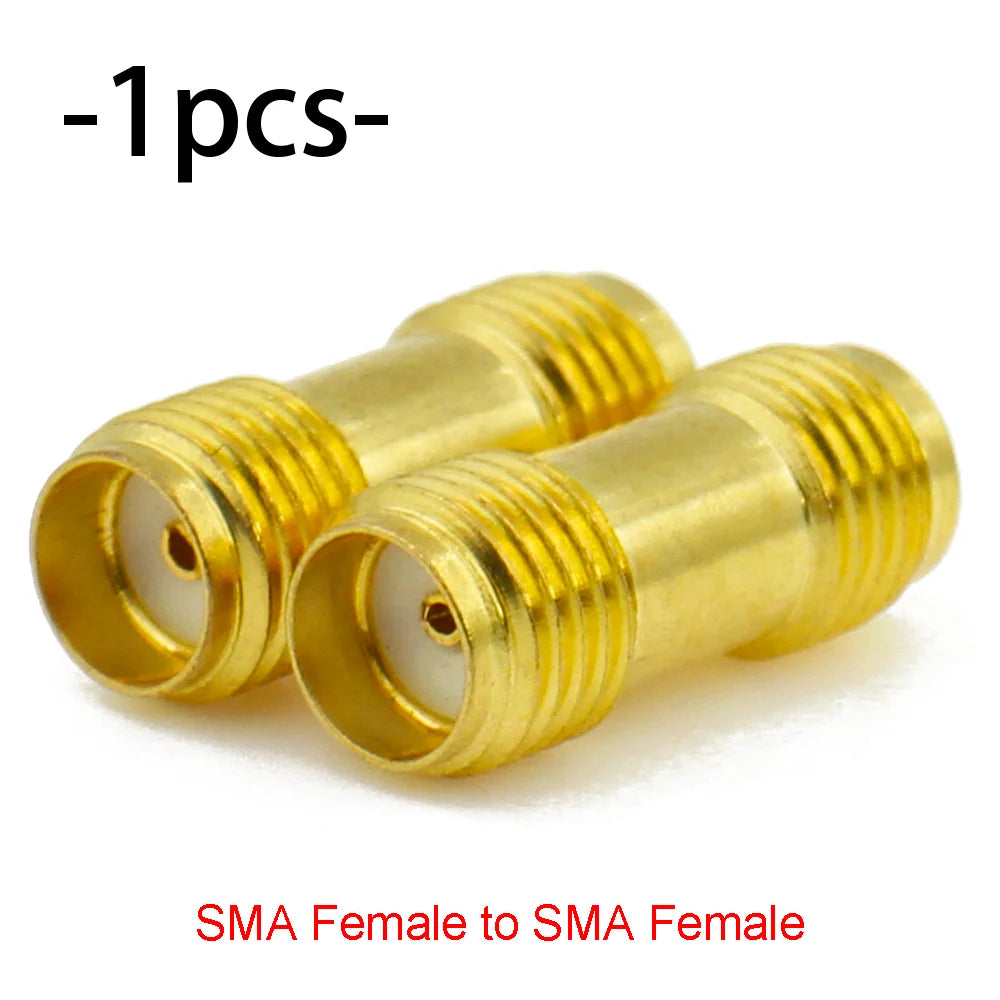 Connector SMA to SMA/ RP-SMA to SMA / RPSMA Male Plug & Female Jack Slide-on Straight RF Coax Adapter Connector