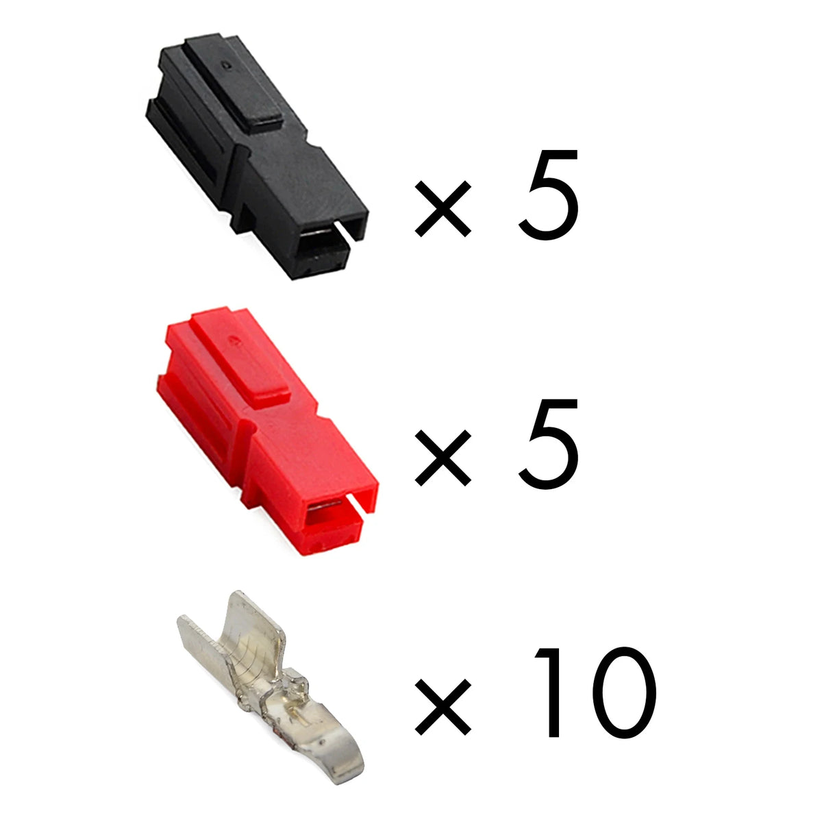 5/10/20/50/100 Pairs 30A/45A AMP 600V Power Marine Connector Pole For Anderson Powerpole Interlocking Plug Terminals