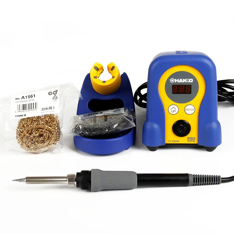 Genuine Hakko FX888D 70W Digital Soldering Station Adjustable Temperature High Quality Thermostat Electric Soldering iron
