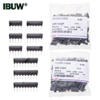 10pcs/200pcs 5PIN 6PIN 9PIN exclusion Network Resistor array DIP 220R 330R 470R 510R 560R 1K 1.5K 2K 2.2K 3K