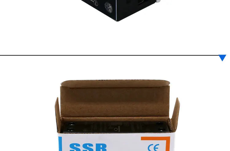 LCTC 0-10V 4-20mA 0-5V SSR Solid State Relay Voltage Regulator Single Phase Slim Relay With Radiator 10A 25A 40A 50A 60A 80A
