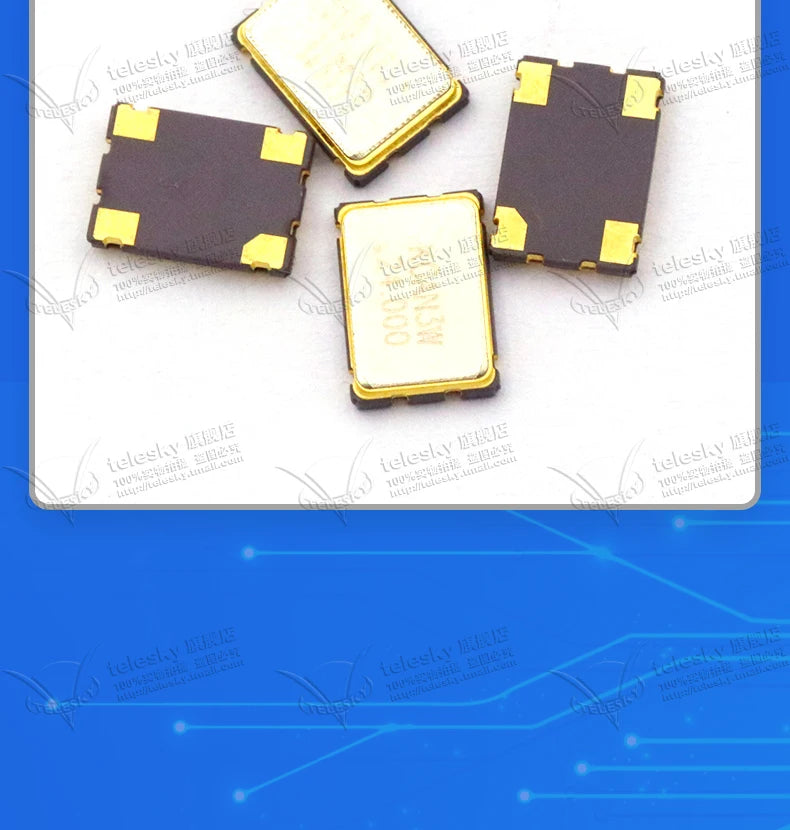 7050 SMD Active Crystal Oscillator SMD Active Clock Oscillator 5x7mm 4-pin 25M 25MHz 4M 6M/8/12/24/25/27/30/32/40/48/50/100M