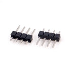 10/20PCS 1.0mm 1.27mm 2.0mm 2.54mm Pin Header Double Row Male 1/2~50P Breakaway PCB Board Connector Strip Pinheader 1*2/2P 6-50p