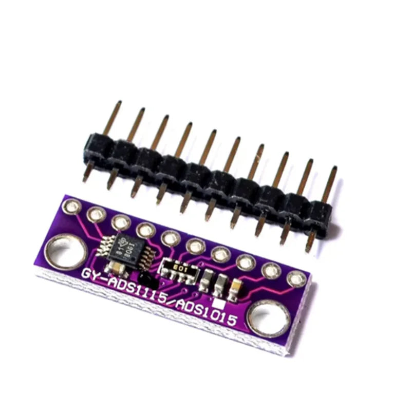 YT 1PCS ADS1115 & ADS1015 16-Bit 4-Channel Analog-to-Digital Converter Module, Programmable Adjustable Gain