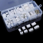 230PCS XH2.54 2/3/4/5p Housing+Straight Pin+Terminal 2.54mm Male And Female Housing Kit Pin Connector Terminal Connector Kit