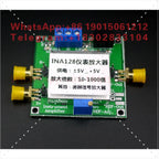 INA128 Low Power, High Precision, General Purpose Instrumentation Amplifier, Weak Signal Amplification, with Shielded Box