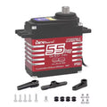 70KG 60KG 55KG Brushless Servos Magnetic Induct 8.4V Steel Helical Gear Servos Motor 25T Metal Servo Arm For 1/8 1/10 RC Car