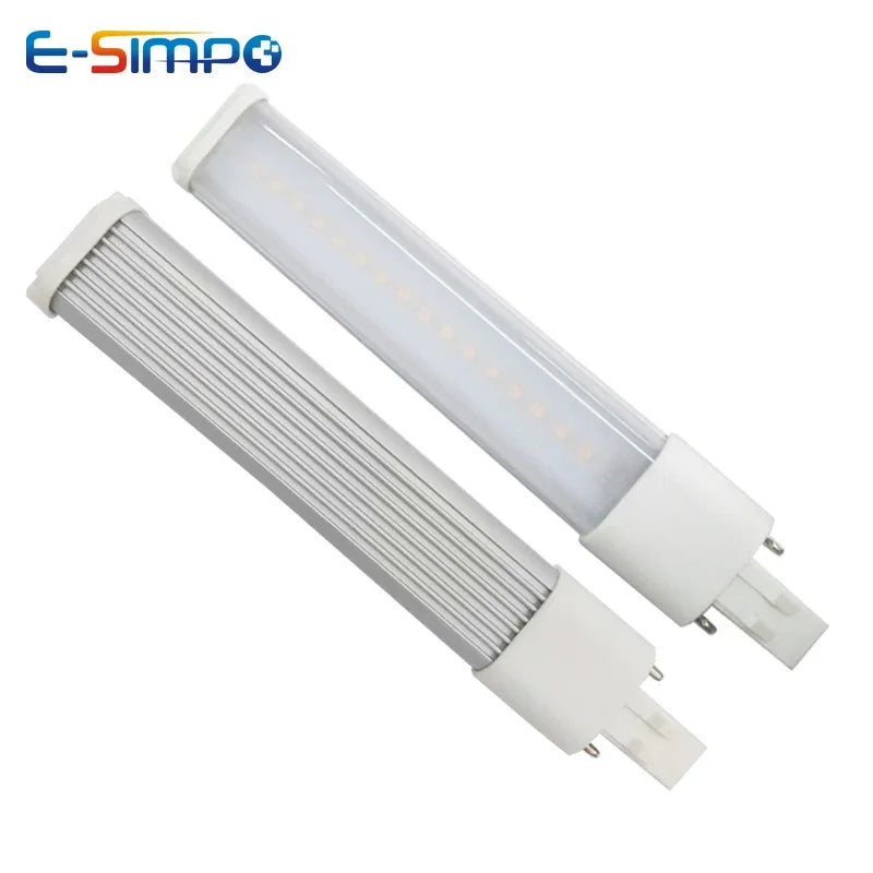 2Pcs 180degreeHorizontal Led G23 GX23 Bulb AC 220V 110V Ballast Bypass 5W 6W 7W Ceiling Fan Replacement Led PL LED Lamp