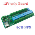 8DI 8DO Analog IO Module Modbus RTU RS485 Ethernet 4-20mA 0-10V 10A Relay DIN Rail PLC Expansion DC12V/24V Opto Isolated