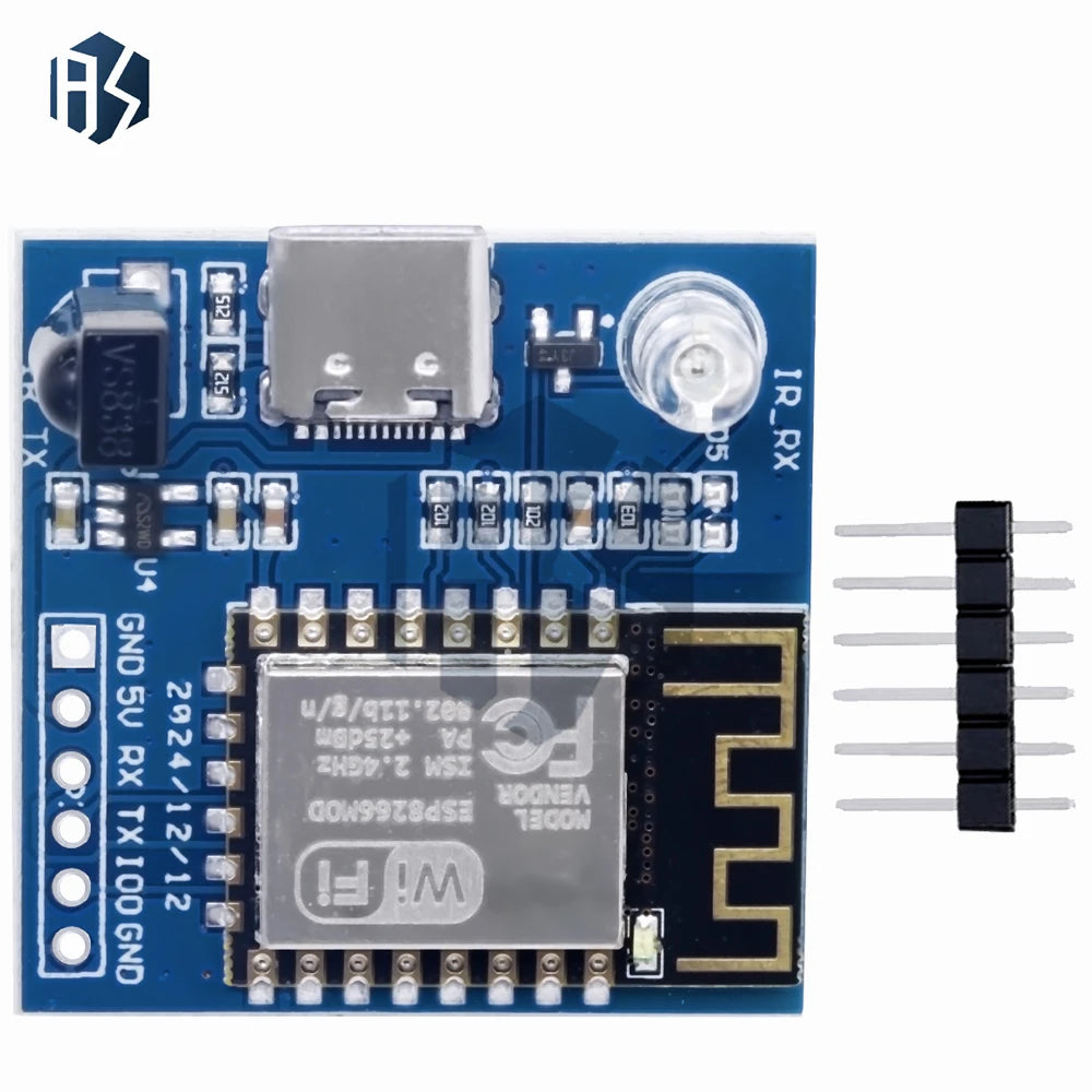 ESP8266 Infrared Emission And Reception NEC Command WIFI Transmission Module Development Board ESP-12F Module TYPE-C