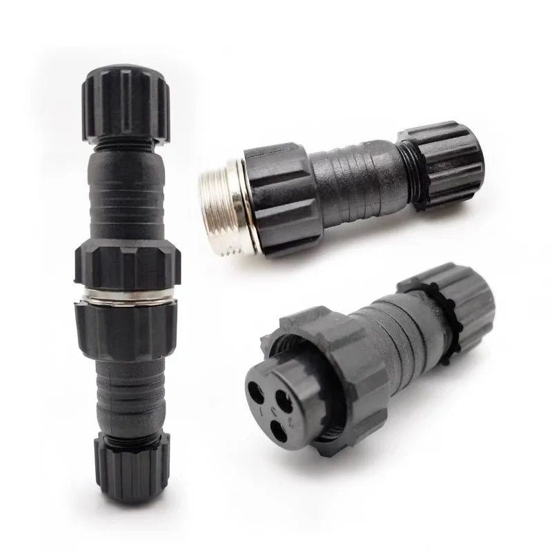 5/20Sets GX16 Aviation Connector M16 Waterproof Back Nut Docking Male&Female Plug And Socket 2/3/4pin 5pin 6pin 7pin 8pin 9pin