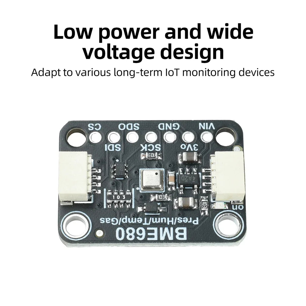 BME680 BME688 AI Air Quality Sensor Module with Temperature Humidity Pressure Detection Qwiic I2C Interface for IoT Smart Home