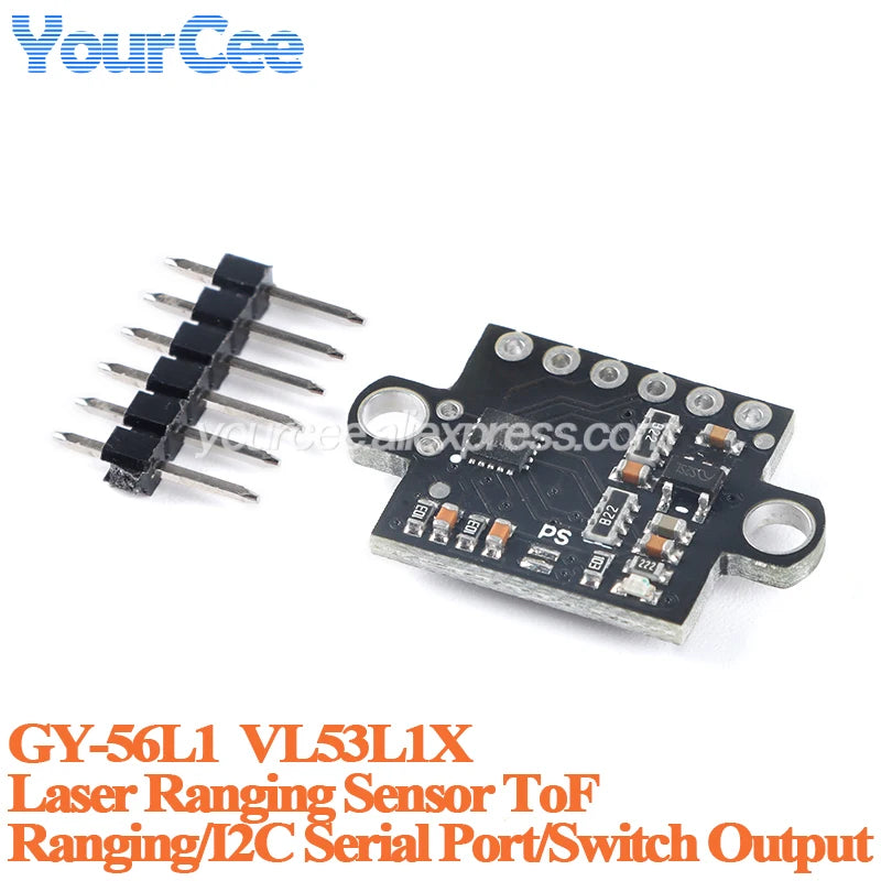 5pcs/1pc Laser Ranging Sensor Module VL6180X VL53L0X VL53L8CX VL53L7CX VL53L3CX TOF250 TWTOF240UI TOF050F TOF400 Distance Sensor