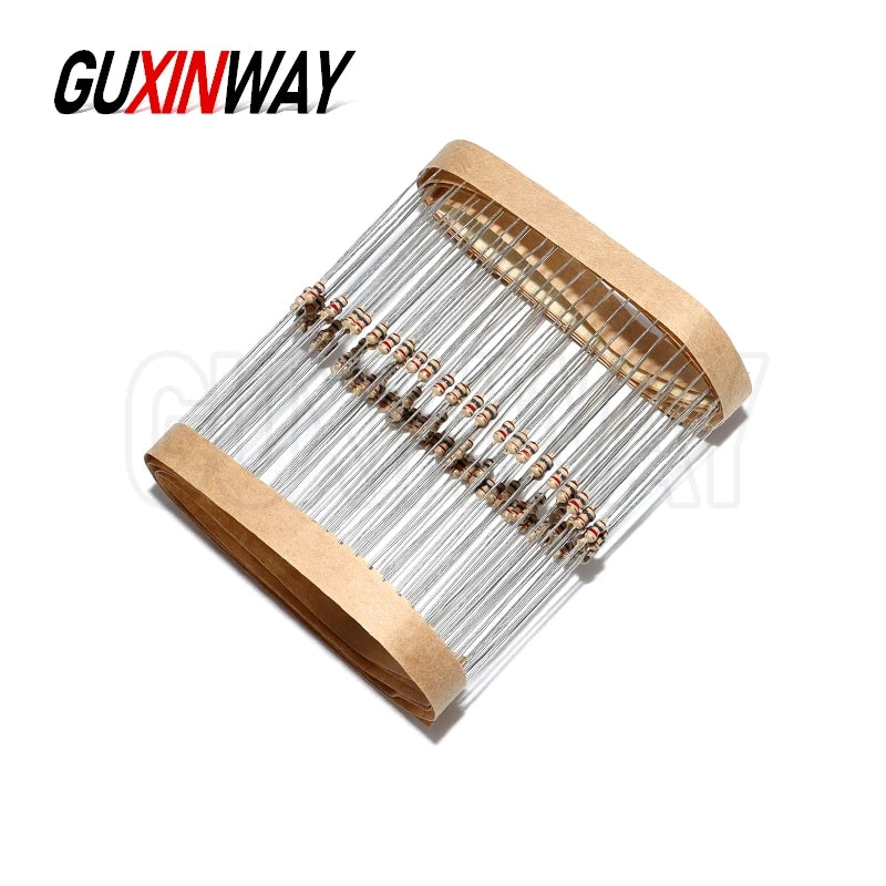 100PCS 1/8W 0.125W Carbon Film Resistor 5% 0R - 1M 10 22 47 100 150 220 270 330 470 510 1K 2.2K 4.7K 5.1K 10K 47K 100K 470K ohm