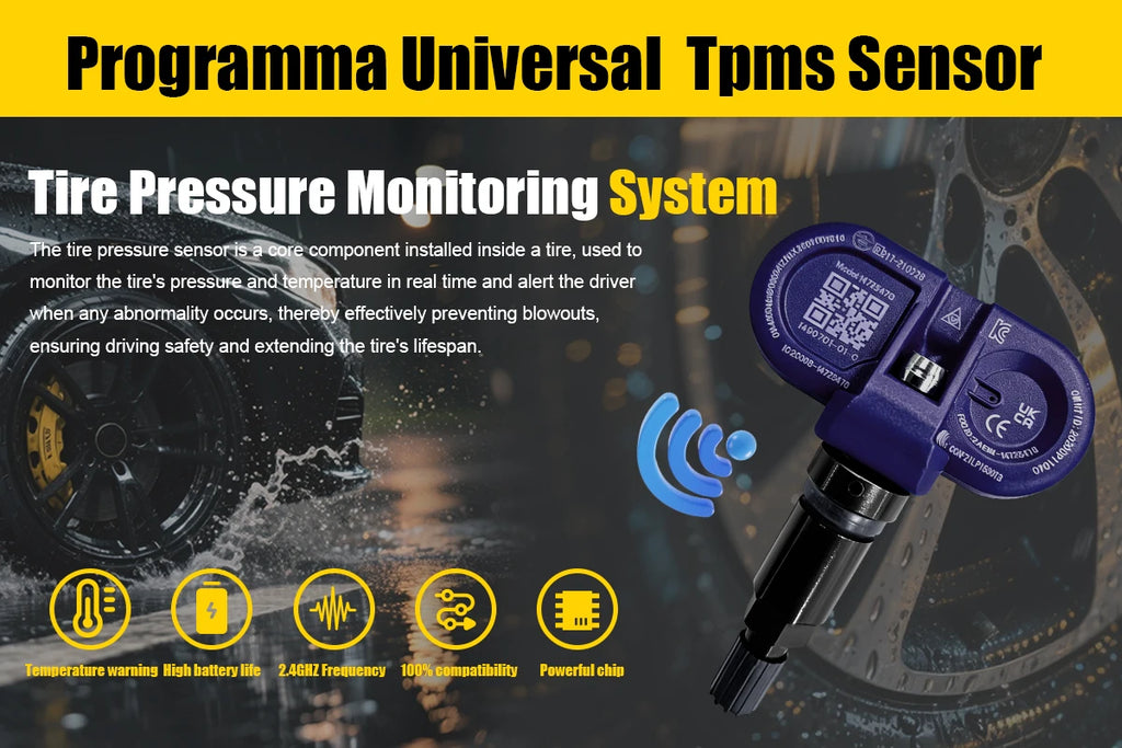 1/4PCS Tire Pressure Monitoring Sensor TPMS 149070101C For Tesla Model 3 S X Y Compatible With 149070101A,149070101B 24GHz
