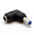 1/2/5P Right Angle DC 5.5 X 2.1mm Female Jack to 3.5x1.35 4.0x1.7 4.8x1.7 5.5x2.1 5.5x2.5 6.3x3.0 6.0x4.4mm Male DC Connector