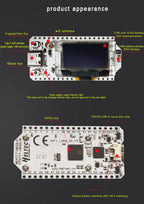 LoRa ESP32 -V3 0.96 Inch Blue OLED Display SX1262 WIFI Lora Kit 32 Module Internet Development Board for Arduino w/Antenna