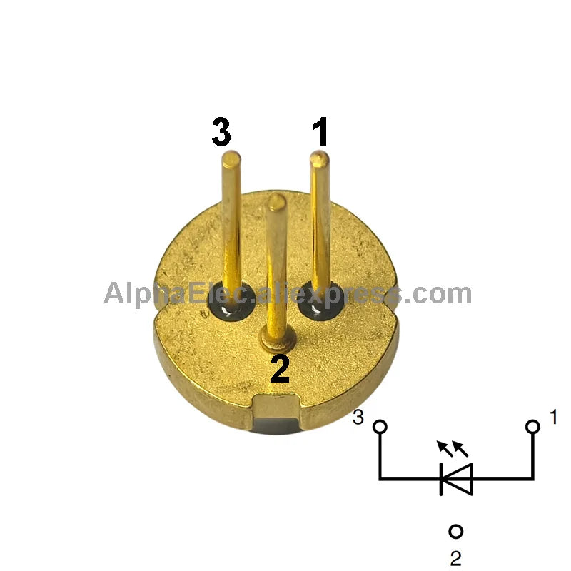 1piece 520nm 10mW Green Laser Diode TO56 PLT5 510/516FA/520EA/520B TO38 PLT3-520D 3.8mm 515nm 518nm 20mW 30mW 50mW 110mW LD