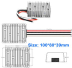 24V to 12V 3A -60A Reliable DC to DC Converter Step Down Voltage Regulator 24 Volt to 12 Volt Buck Supply Module for Cars Solar