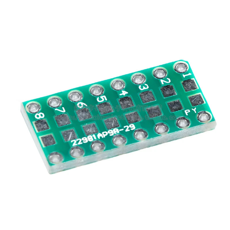 10pcs SMT DIP Adapter Converter 0805 0603 0402 Capacitor Resistor LED Pinboard FR4 PCB Board 2.54mm Pitch SMD SMT Turn To DIP