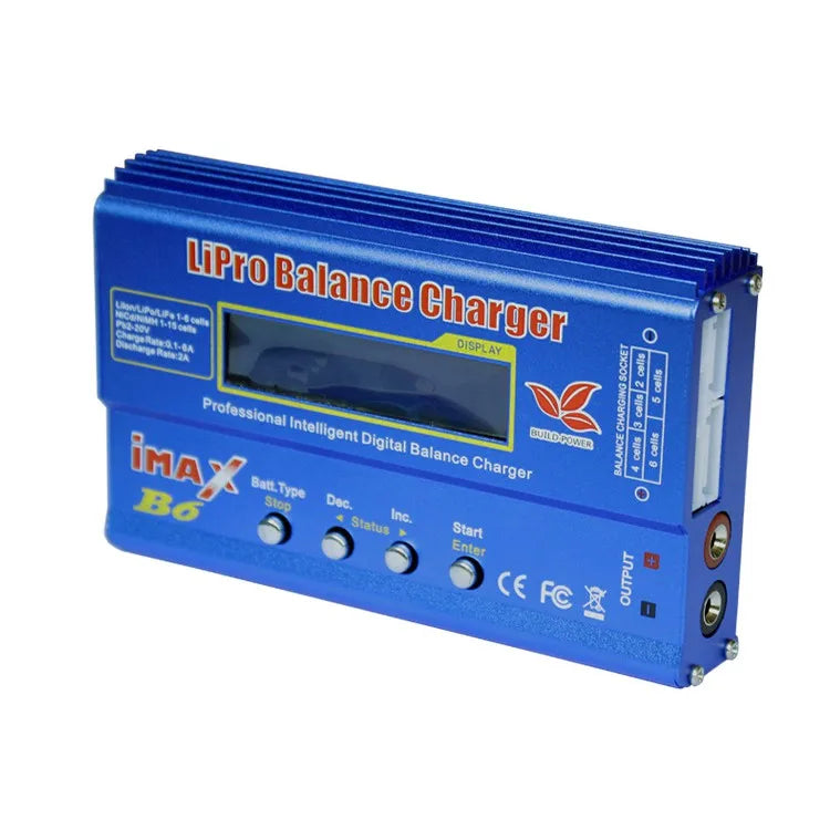 IMAX B6 B6AC 80W Digital Balance Charger Discharger For Lipo NiMh Li-ion Ni-Cd RC Battery With 12V 5A Power Adapter
