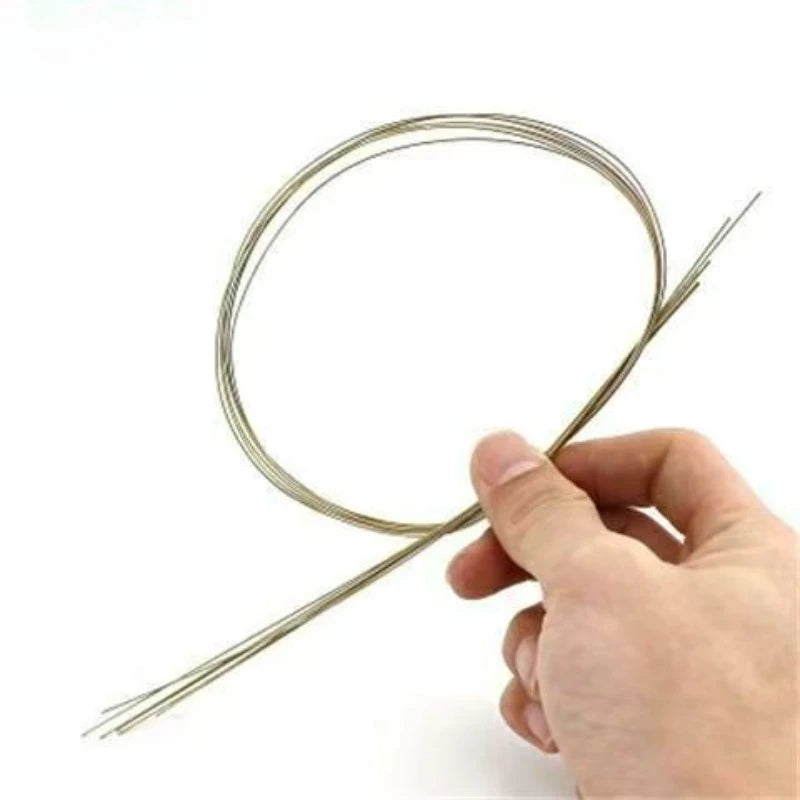 Silver Solder Wire Low Temperature Easy-Flow Low Melting Point Solder Rods (0.5/0.7/1.0/1.5mm Diameter) for Jewelry Welding