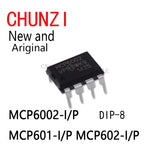 10PCS New and Original MCP6002 MCP6004 MCP601 MCP602 DIP-14 MCP6004-I/P DIP-8 MCP6002-I/P MCP601-I/P MCP602-I/P