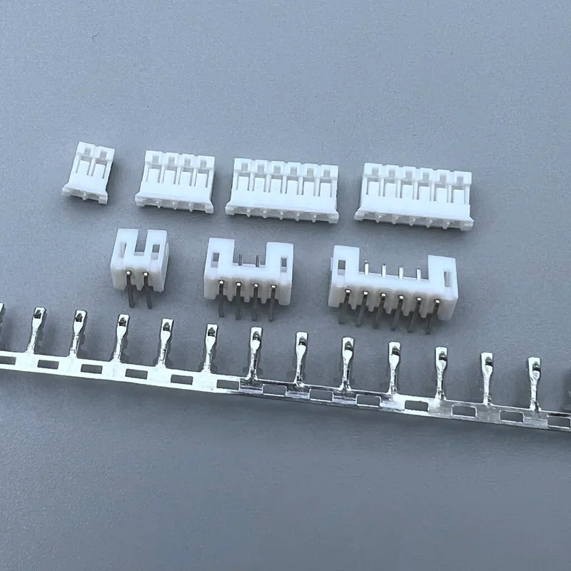 10Set PH2.0 Connector 2.0mm Pitch 2p 3p 4p 5p 6p 7p 8p 10p 11p12p pin Housing Straight/ Curved Pin Header Terminal