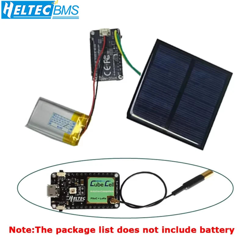 Heltec Lora Node ASR650x CubeCell AB01V2  Development board for arduino with solar panel