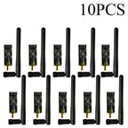 1-10pcs 2.4G Wireless Modules 1100-Meters Long-Distance NRF24L01+PA+LNA Wireless Modules (with Antenna)