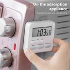 Multifunctional Kitchen Timer Alarm Clock Practical Kitchen Tools Supplies For Home Cooking Camping New