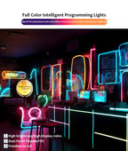 WS2812B WS2815 S-Shape Individually Addressable LED Strip Light 60LEDs/m Smart RGBIC Dream Color S Bendable 8mm Pixels Tape Bar