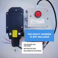 Wireless Limit Device Integrated over Roll Switch Counterweight Steel Wire Rope for On-Board Crane