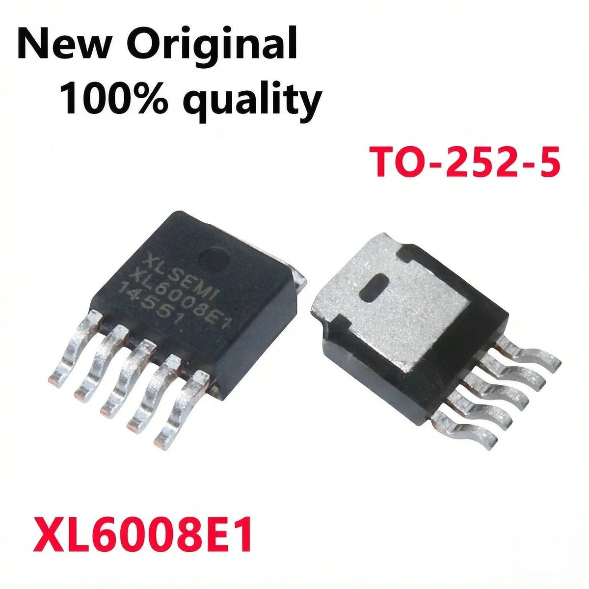 5-10/PCS New Original XL6008E1 XL6008 TO-252-5 Boost chip for power DC-DC converter In Stock